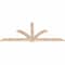 Ekena Millwork Redmond Smooth Timber Gable Bracket, Douglas Fir, 72"W x 30"H x 1 1/2"D x 3 1/2"F, 10/12 Pitch GBW072X30X0204RED00SDF - alternate 4